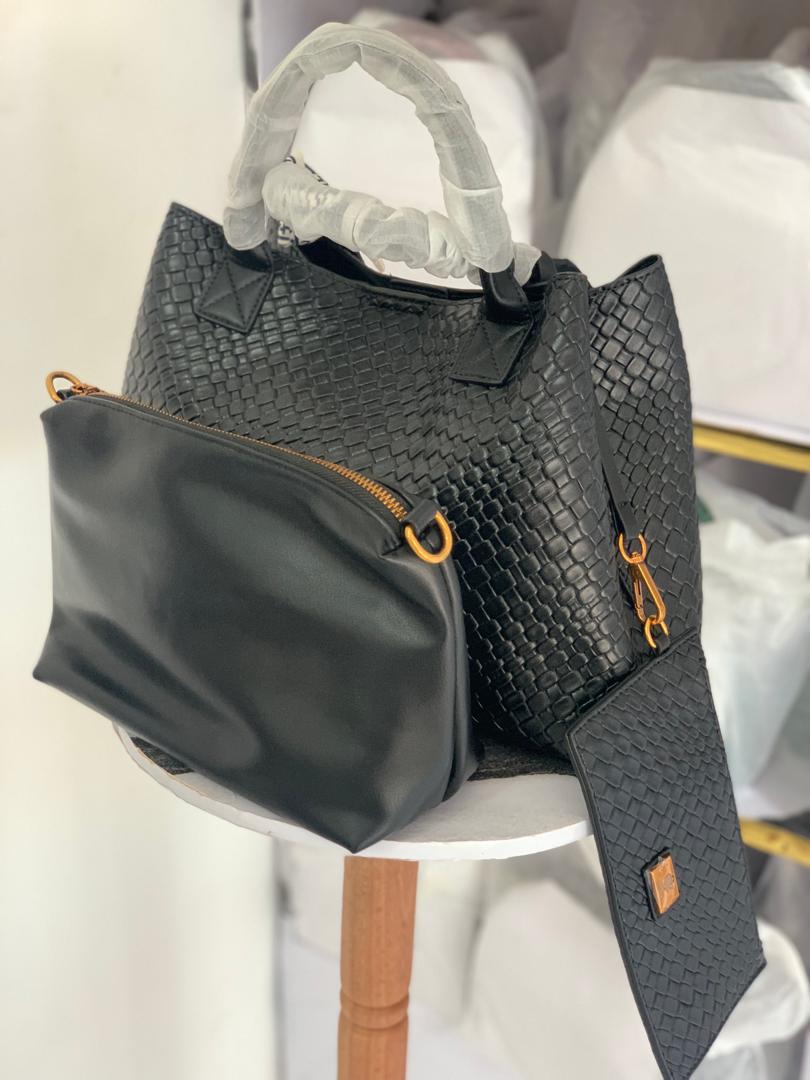Black big bag 2 in 1